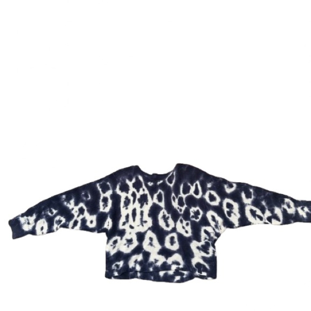 NWOT! BP Blue & White Tie Die Knit Sweater Cozy in Women’s Large - Picture 6 of 6